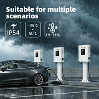 GDON 20kW Einzel-Gun-DC-Schnellladegerät mit integrierter Standhalterung – EV-Ladestation für Elektrofahrzeuge