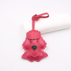 Porte-clés en cuir PU en forme de chiot Teddy, 13 couleurs, mignon, pendentif pour sac, mini sac à main vintage, accessoire pour la rentrée scolaire, durable - Product Image 6