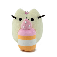 Porte-clés en peluche chat mignon, style dessin animé, thème dessert et gâteau, pour sac à dos, cadeau d'anniversaire unisexe, vente en gros transfrontalière