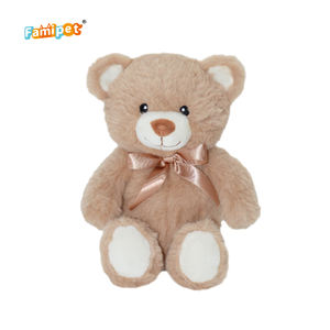 प्रसिद्ध निर्माता थोक कस्टम नए भूरे रंग के टेडी भालू नरम प्यारे प्लश खिलौना - Product Image 5