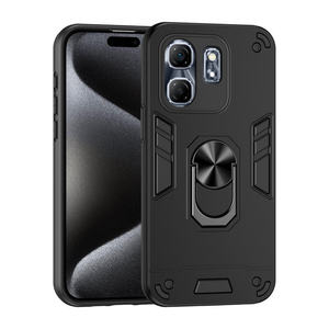 เคสโทรศัพท์แบบไฮบริด PC TPU สำหรับ Infinix Note 30 Pro 4G Zero 30 5G HOT 30i /30 Play พร้อมที่ยึดแม่เหล็ก ป้องกันการตกกระแทก - Product Image 1