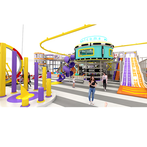 Ensemble de toboggans pour aire de jeux intérieure pour enfants Playpedia avec design personnalisé, jaune, capacité de plus de 1200 utilisateurs, pour les enfants de 3 à 12 ans - Product Image 3