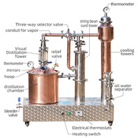 Machine de distillerie de gin à l'huile essentielle de lavande à l'huile de rose multifonctionnelle de 20L