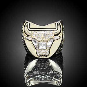 Bán buôn 1997 Mỹ giải đấu bóng rổ vô địch Nhẫn cổ điển Bulls người hâm mộ đồ trang sức kỷ niệm Vòng - Product Image 3
