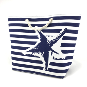Signore di modo Personalizzato <span class=keywords><strong>Mare</strong></span> Navy borsa di Tela Con Cerniera Promozionale Poliestere Tote Corda di Cotone Maniglia Borse <span class=keywords><strong>Da</strong></span> Spiaggia di Estate - Product Image 6
