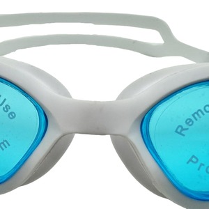 แว่นตาว่ายน้ำป้องกันการเกิดฝ้าสำหรับผู้ใหญ่แว่นตาว่ายน้ำกันน้ำสำหรับแข่งมาใหม่พร้อมสายรัดซิลิโคน - Product Image 4
