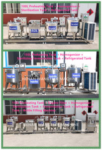 Горячая распродажа: Автоматическая линия оборудования для молочной промышленности 300 л – пастеризатор, гомогенизатор, холодильное оборудование для пастеризации и упаковки молока - Product Image 4