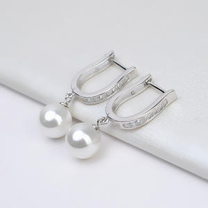 ต่างหูเงินแท้ S925 แบบ DIY ตกแต่งเองได้ ดีไซน์ทันสมัย พร้อมไข่มุก รุ่น 15798 ผลิตที่เวนชี ประเทศจีน เครื่องประดับสำหรับผู้หญิง - Product Image 1