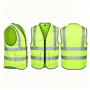 เสื้อกั๊กนิรภัยสะท้อนแสงระบายอากาศสำหรับฤดูร้อนสำหรับผู้ชาย - Product Image 6