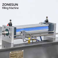 Machine de remplissage de liquides visqueux ZONESUN, équipement d'emballage alimentaire, remplisseuse de bouteilles, remplisseuse de liquides de 500 ml, remplisseuse de dosage d'eau