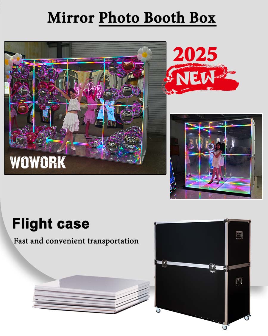 WOWORK 360 Magazine Photo Booth - Acrylic Photography Box