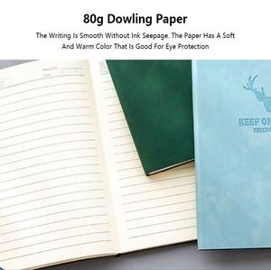 A5 Notebooks Business Planner and Journal Custom Logo PU Leather Notebook Meeting Record Diary for School - Product Image 6