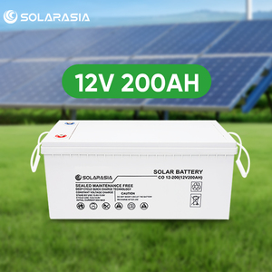 Có thể sạc lại chu kỳ sâu Gel pin 12V chì axit 150AH 200AH 250AH cuộc sống lâu dài pin năng lượng mặt trời để sử dụng nhà - Product Image 5