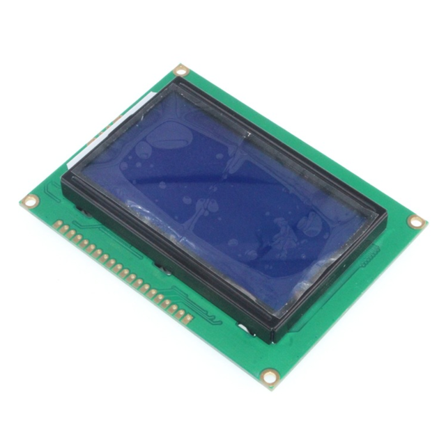 new lowest 128x64 7mm Dots Graphic Blue 12864 LCD display Module....