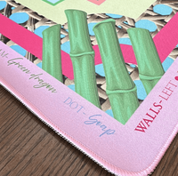 Tapis de Mahjong Américain de Luxe, Taille Standard, Surface Silencieuse, Bord en Caoutchouc, Conception à Verrouillage pour Soirées de Jeu Multi-Joueurs
