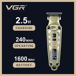 VGR V-642 Combo de Barbería Vintage Afeitadora Eléctrica Recargable Cortadora de Pelo Profesional <span class=keywords><strong>para</strong></span> Hombres - Product Image 2