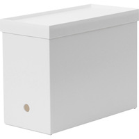 Archivador Rodante Clásico para Oficina en Casa, Archivador de Plástico Multifuncional Plegable de PP, Caja de Almacenamiento de 6-10L