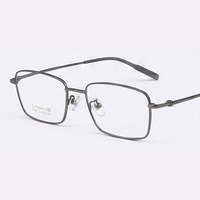 Gafas de titanio OEM ligeras para lectura, monturas ópticas de negocios para mujeres, hombres, unisex, en stock.