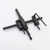 Foret à noyau en acier à haute teneur en carbone de 30 à 120 mm, meilleur vendeur, scie circulaire réglable, finition oxyde noir, bois, plastique
