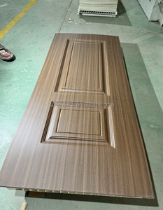Design moderno 2mm di spessore <span class=keywords><strong>modellabile</strong></span> WPC fogli di <span class=keywords><strong>legno</strong></span> composito di plastica per la porta che produce per camere da letto bagni alberghi ville - Product Image 6