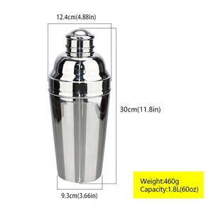 Hot bán 1.8L thép không gỉ Martini <span class=keywords><strong>Shaker</strong></span> lớp Wine <span class=keywords><strong>Shaker</strong></span> Set với kích cỡ khác nhau bao gồm cả thanh thép không gỉ - Product Image 2