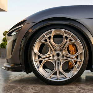 Jantes forgées sur mesure en 2 parties 5x112 17 18 <span class=keywords><strong>19</strong></span> 20 21 22 pouces, finition argentée polie, pour Audi E-tron <span class=keywords><strong>GT</strong></span> BMW I7 Mercedes - Product Image 1