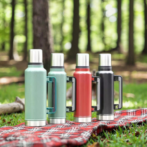 Cổ điển 1L 1.4L 1.9L thép không gỉ chân không Flask cách điện Tumbler cho cuộc phiêu lưu ngoài trời & cắm trại du lịch nhiệt chai nước - Product Image 5