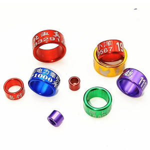 Hoogwaardige gepersonaliseerde aluminium kleuren duivenringen <span class=keywords><strong>2026</strong></span> vogelontwerp <span class=keywords><strong>ring</strong></span> - Product Image 3