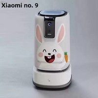 Robot Serveur Intelligent Commercial No.9 pour Hôtels, avec Évitement d'Obstacles, Capacité à Monter les Escaliers sur Plusieurs Niveaux, Blanc, Batterie 24V