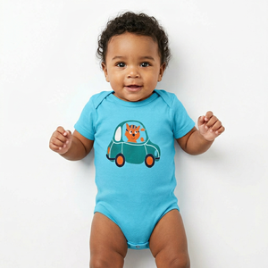 OEM Manufacturer Cotton Baby Long Sleeve Jumpsuit Solid Color Newborn <b>Bodysuit</b> Wholesale Supplier - Product Image 2