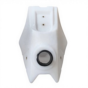 KB Weißer HDPE-Kraftstofftank für CRF250R/CRF450R 2013-2016 Motorrad-Öltank-Ersatz mit 1 Jahr Garantie - Product Image 5