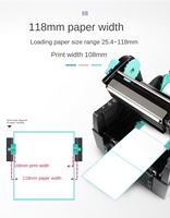 Printer Label Barcode Thermal Transfer USB Desktop 4 inci Kecepatan Tinggi 203dpi Garansi 1 Tahun Dukungan SDK Stok Tersedia Godex G500/G530