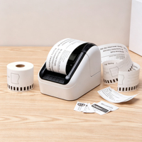 Étiquettes en papier continu DK-2205, remplacement pour Brother DK2205, 2,4 po x 100 pi (62 mm x 30,48 m), étiquettes d'adresse pour expédition