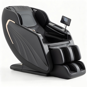 Fauteuil de massage moderne pour salon, corps entier, zéro gravité, rouleaux de massage pour les pieds, chauffage du dos, écran tactile LCD, rail SL - Product Image 2