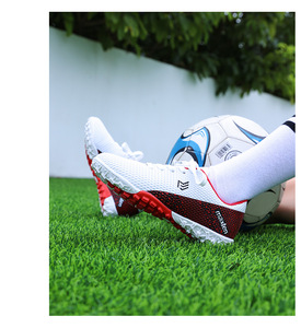 Zapatos de Fútbol para Niños, Unisex, Parte Superior Sintética, Tacos Rotos, para Estudiantes de Primaria, Fútbol Sala Interior - Product Image 1
