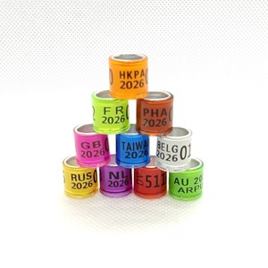 Customization High Quality Plastic Eco-Friendly Pigeon <strong>Leg</strong> <strong>Ring</strong> <strong>Bird</strong> Band Name Mobile &amp; Serial Numbers <strong>Bird</strong> Supplies - Product Image 2