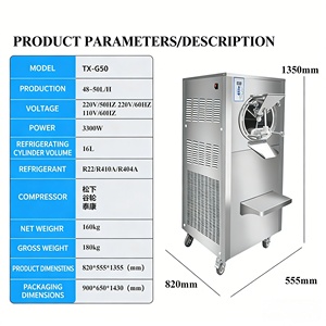 <span class=keywords><strong>Machine</strong></span> à glace dure sphérique automatique de comptoir avec porte latérale en acrylique pour boutique de desserts - Product Image 6