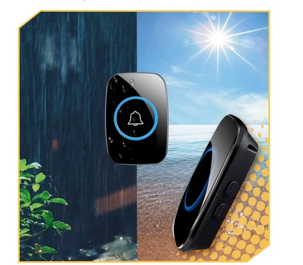 Wholesale Smart Wireless Doorbell Easy to Install Plug Waterproof Touch Button Led Light Doorbells Resounding Doorbell for Home
