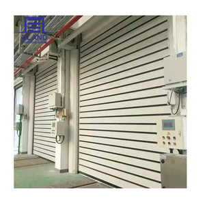Puerta Rápida Industrial de Aluminio Aislada, Resistente y de Alta Velocidad, con Sensor de Radar para Cámaras Frigoríficas - Product Image 6