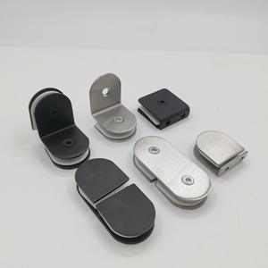 Abrazadera de vidrio de acero inoxidable fija 0/90/ 180 grados soporte de <span class=keywords><strong>boca</strong></span> de pescado accesorios de barandilla escalera pasamanos muebles Hardware - Product Image 1