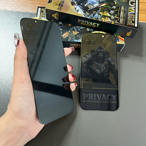 Premium colla completa Privacy vetro temperato 9H Anti graffio protezione dello schermo ESD pellicola antistatica per iPhone 17 16 Pro <span class=keywords><strong>Max</strong></span> 15 14 13 - Product Image 5