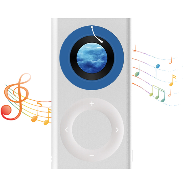 Hbnkh 16G/32G Beautiful Lossless Music Player Walkman with Small Screen and Physical Buttons Digital Voice Recorder MP3 Player