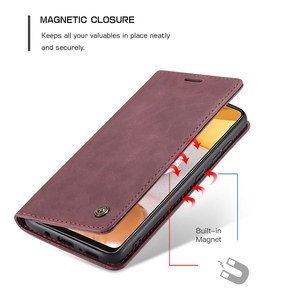 Caseme-Funda de cuero estilo Retro para móvil, carcasa de alta calidad con tapa y soporte para <span class=keywords><strong>Huawei</strong></span> P50 Pro P40 Lite NOVA 7i 6 SE Y7A <span class=keywords><strong>P</strong></span> <span class=keywords><strong>Smart</strong></span> 2021 - Product Image 6