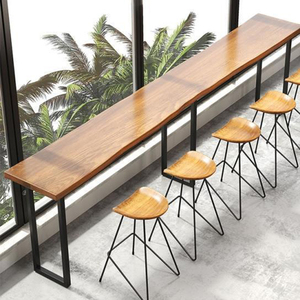 إطارات حديثة من الحديد الزهر الصلب لتناول الطعام والمطبخ والفندق والمكاتب والمطاعم وأثاث القهوة في الهواء الطلق مع طاولة - Product Image 5