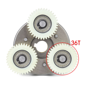 <span class=keywords><strong>Moteur</strong></span> à engrenages sans balais 250W, accessoire pour vélo électrique, courroie en nylon à 36 dents, roulement 608Z avec embrayage, <span class=keywords><strong>kit</strong></span> de conversion pour vélo électrique 38*12mm - Product Image 3