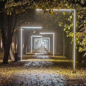 Luces Decorativas de Contorno, Iluminación de Pared con Efecto de Lavado, Tira de Luz LED Flexible 3D, Iluminación Decorativa para Edificios, Árboles - Product Image 5