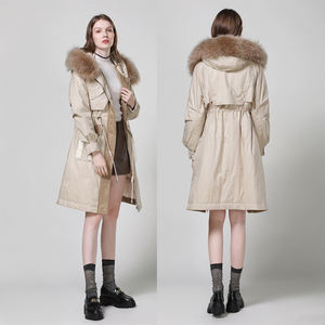 Manteau de duvet long de luxe pour femmes avec soutien OEM/ODM 90 duvet d'oie blanc pour l'<span class=keywords><strong>expédition</strong></span> dans l'<span class=keywords><strong>Arctique</strong></span> - Product Image 1