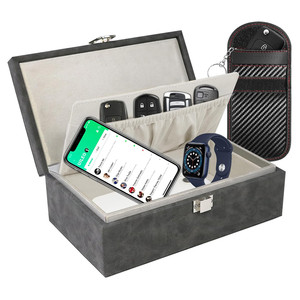 Étui pour clés de voiture Mad Horse Design - Boîte <span class=keywords><strong>Faraday</strong></span> extra large pour clés de voiture, téléphone, RFID, porte-clés - Product Image 5
