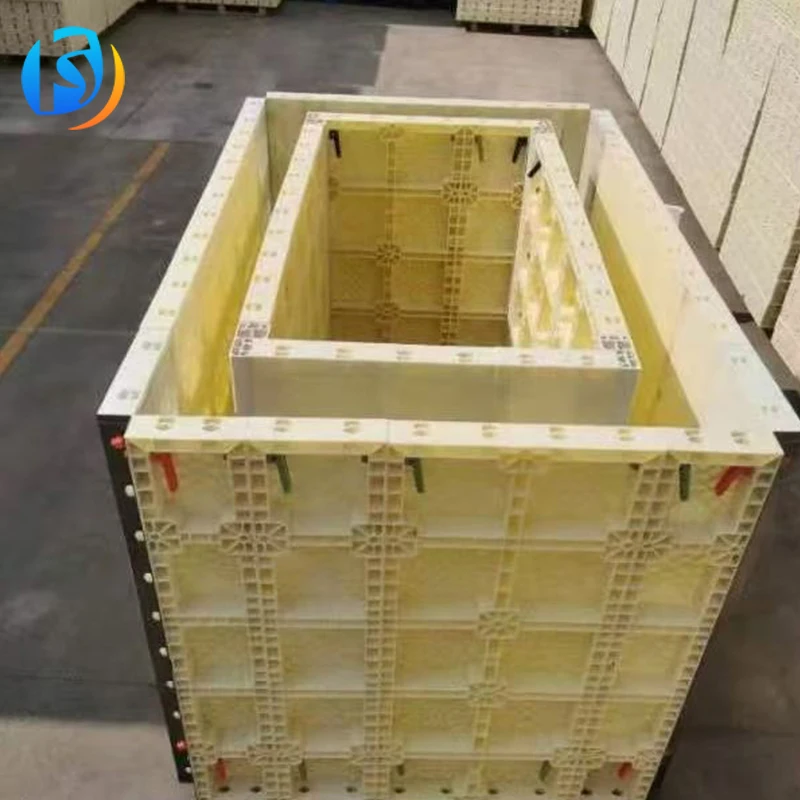 Customized Reusable High Quality Plastic Molds Concrete Cement Formwork Panel Building Square Columns Rectangular Beams