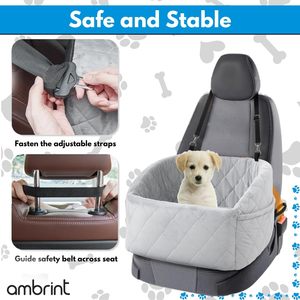 High-density Foam Waterproof Solid Pattern Luxury Travel Square Customizable Car Seat <b>Bed</b> for <b>Dogs</b> with High-resilience Design - Product Image 4